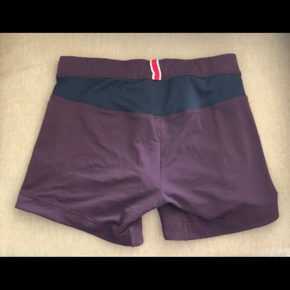 Tracksmith Lane Five Tights Shorts Wine 